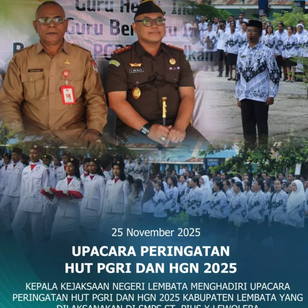 Upacara Peringatan HUT PGRI Dan HGN 2025