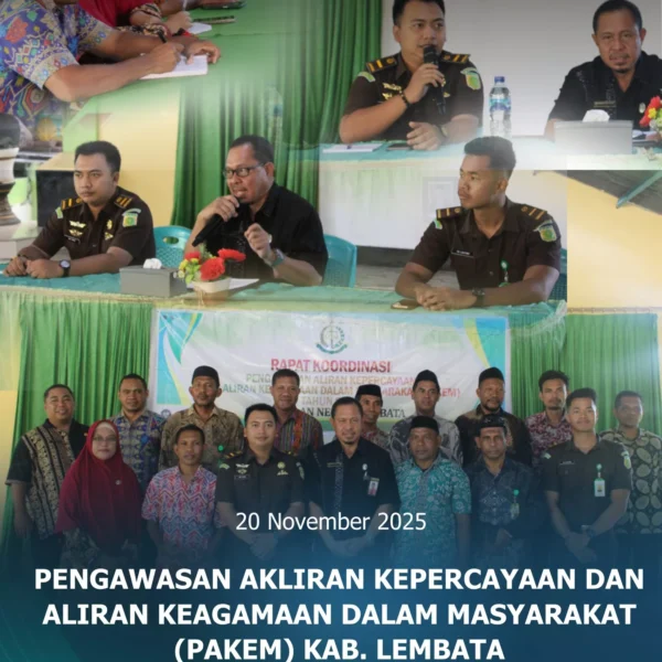 Pengawasan Aliran Kepercayaan dan Aliran Keagamaan Masyarakat (PAKEM) Dalam Masyarakat&hellip;