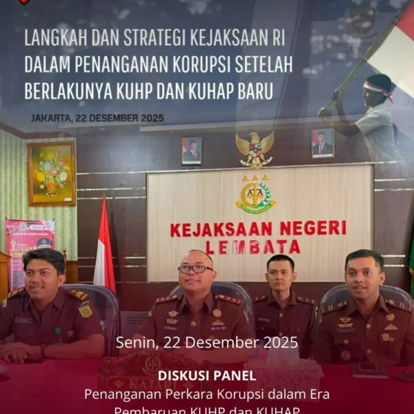Diskusi Panel dengan tema “Penanganan Perkara Korupsi dalam Era Pembaruan…