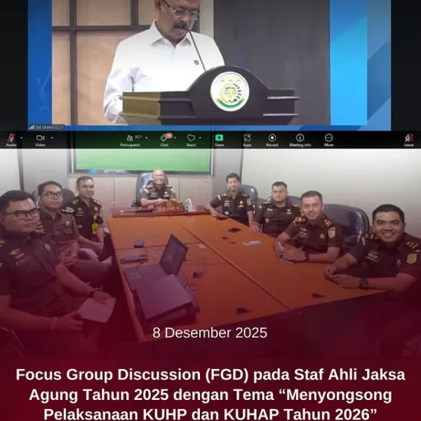 Focus Group Discussion (FGD) dengan tema “Menyongsong Pelaksanaan KUHP dan…