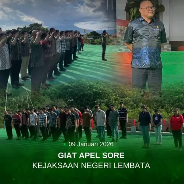 Giat Apel Sore Kejaksaan Negeri Lembata, Jumat 09 Januari 2026