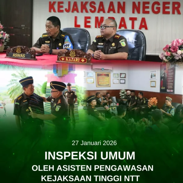 Inspeksi Umum Oleh Asisten Pengawasan Kejaksaan Tinggi Nusa Tenggara Timur