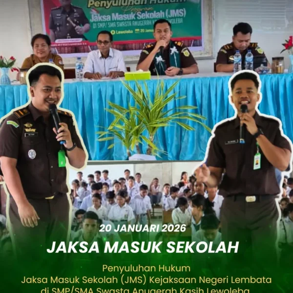 Penyuuhan Hukum Jaksa Masuk Sekolah (JMS) Kejaksaan Negeri Lembata Di&hellip;