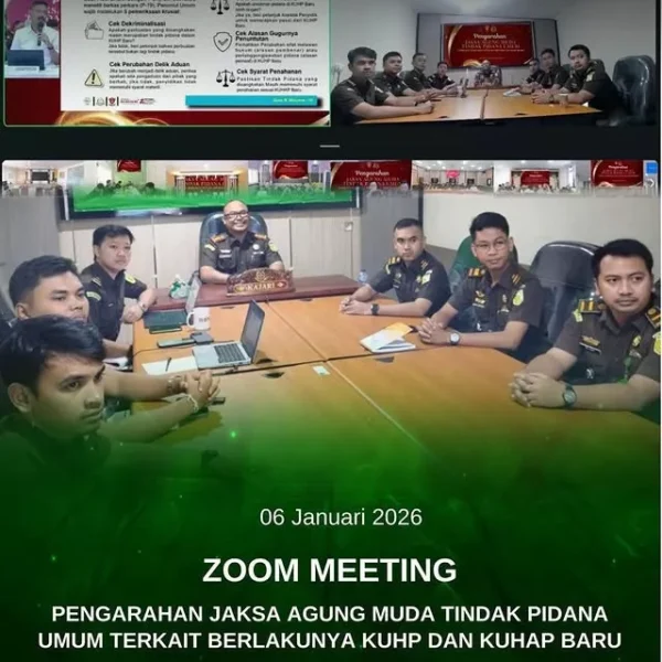 Zoom Meeting: Pengarahan Jaksa Agung Muda Tindak Pidana Umum Terkait&hellip;