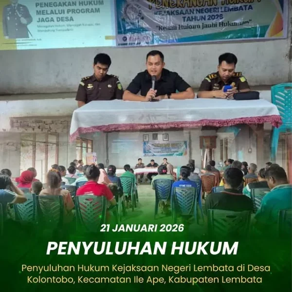 Penyuluhan Hukum Kejaksaan Negeri Lembata Di Desa Kolontobo, Kecamatan Ile&hellip;
