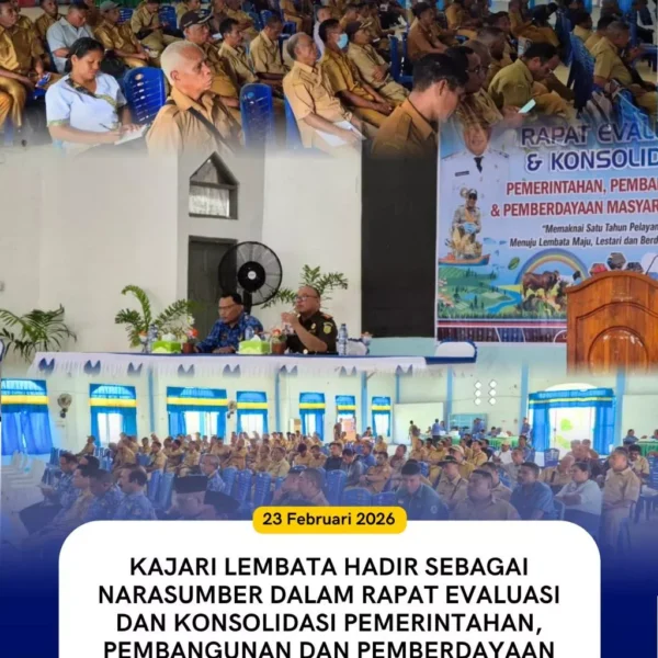 Kajari Lembata Hadir Sebagai Narasumber Dalam Evaluasi Dan Konsolidasi Pemerintahan,…