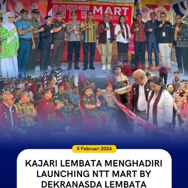 Kajari Lembata Menghadiri Launching NTT Mart By Dekranasda Lembata