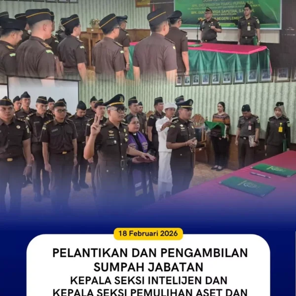 Pelantikan Dan Pengambilan Sumpah Jabatan Kepala Seksi Intelijen dan Kepala&hellip;