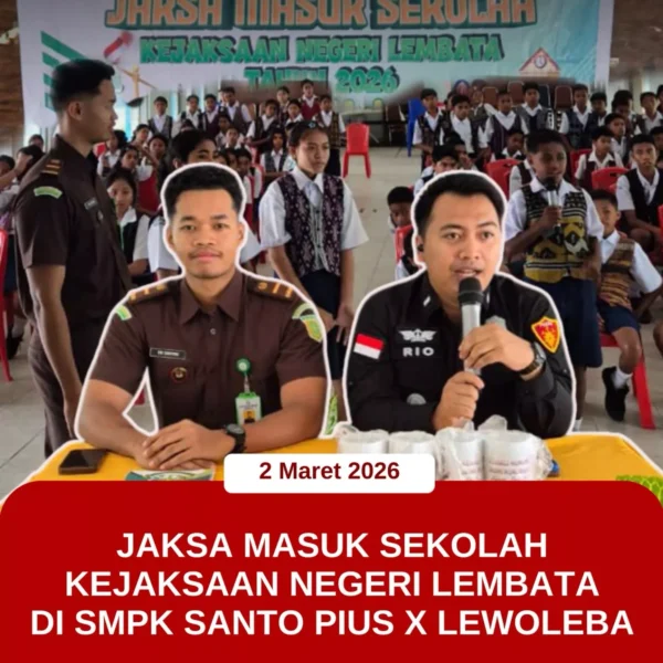 Kejaksaan Negeri Lembata Melakukan Kegiatan Jaksa Masuk Sekolah Di SMPK&hellip;
