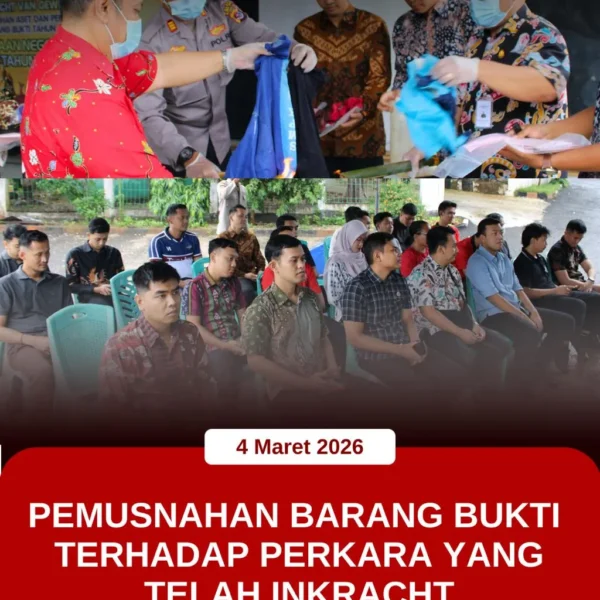 Kegiatan Pemusnahan Barang Bukti Kejaksaan Negeri Lembata Jumat, 6 Maret…