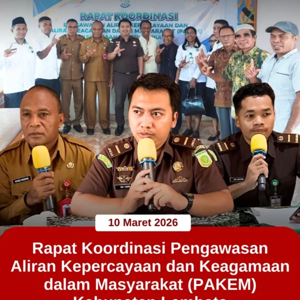 Rapat Koordinasi Pengawasan Aliran Kepercayaan dan Keagamaan Dalam Masyarakat (PAKEM)…