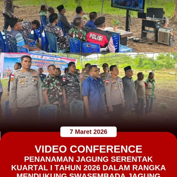 Video Conferecne Penanaman Jagung Serentak Kuartal 1 Tahun 2026 Dalam…