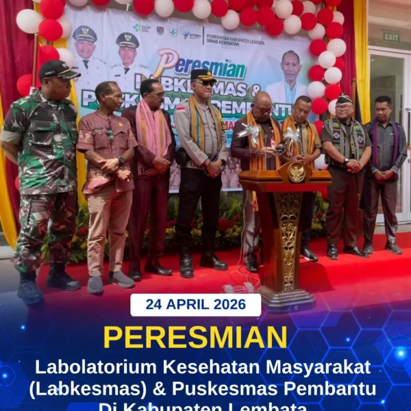 Peresmian Laboratorium Kesehatan Masyarakat (Labkesmas) & Puskesmas Pembantu Di Kabupaten…