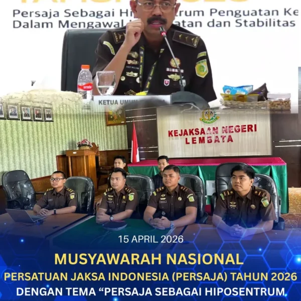Musyawarah Nasional Persatuan Jaksa Indonesia (Persaja) Tahun 2026 Dengan Tema&hellip;