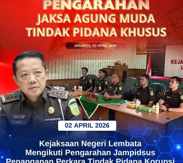 Kejaksaan Negeri Lembata Mengikuti Pengarahan Jampidsus Penanganan Perkata Tindak Pidana Korupsi Dalam Perspektif Kepentingan Nasional