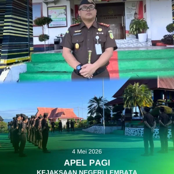 Kejaksaan Negeri Lembata Melaksanakan Kegiatan Apel Pagi, Senin 4 Mei…