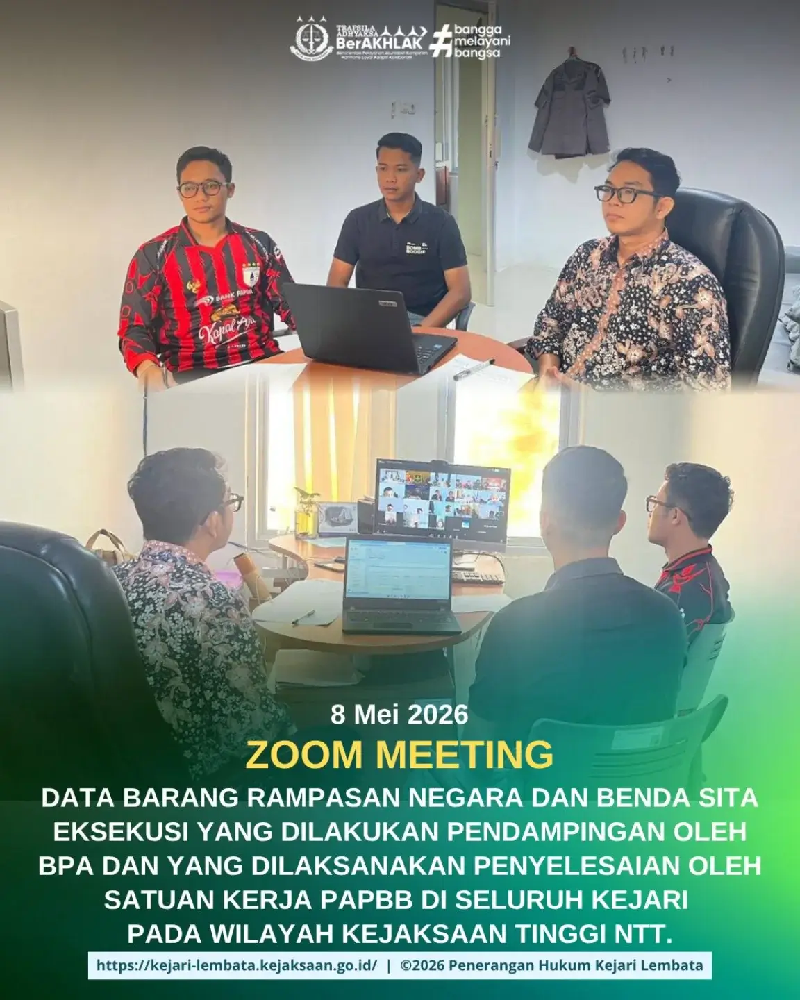 Data Barang Rampasan Negara Dan Benda Sita Eksekusi Yang Dilakukan Pendampingan Oleh BPA Dan Yang Dilaksanakan Penyelesaian Oleh Satuan kerja PAPBB Di Seluruh Kejari Pada Wilayah Kejaksaan Tinggi NTT