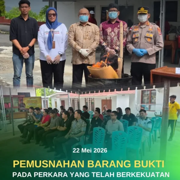 Jumat, 22 Mei 2026 Kejaksaan Negeri Lembata Melaksanakan Kegiatan Pemusnahan…