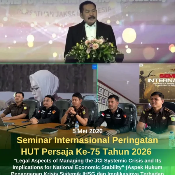 Seminar Internasional Peringatan HUT Persaja Ke-75 Tahun 2026