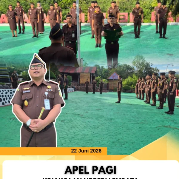 Kegiatan Apel Pagi Pada Senin 22 Juni 2026