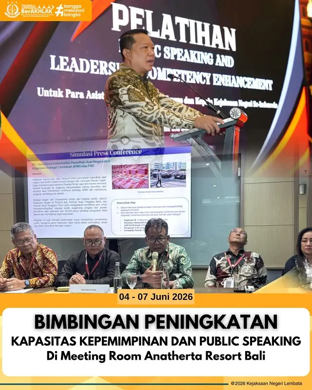 Bimbingan Peningkatan Kapasitas Kepemimpinan Dan Public Speaking Di Meeting Room Anatherta Resort Bali