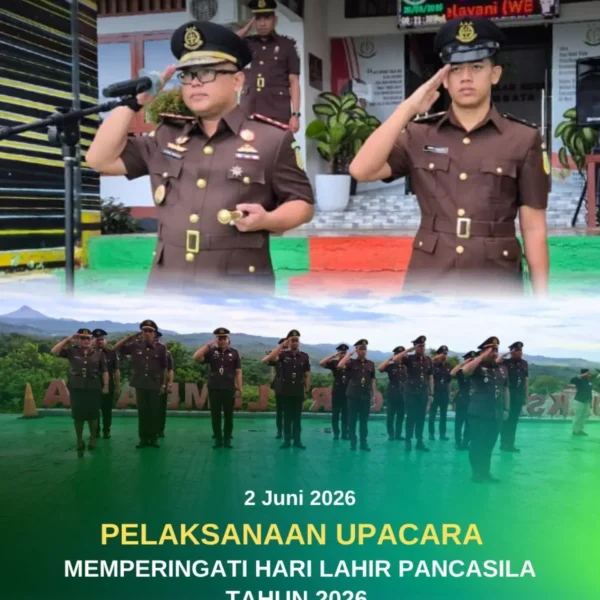Pelaksanaan Upacara Memperingati Hari Lahir Pancasila Tahun 2026