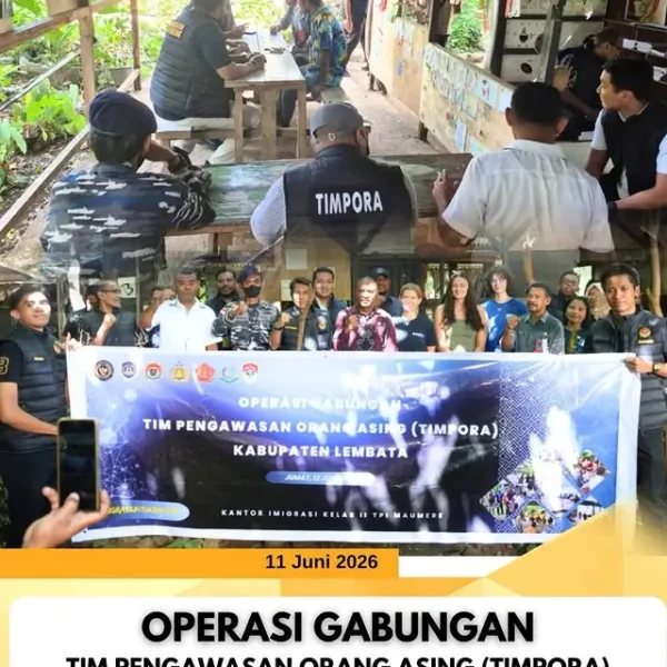 Operasi Gabungan Tim Pengawasan Orang Asing (Timpora) Kabupaten Lembata