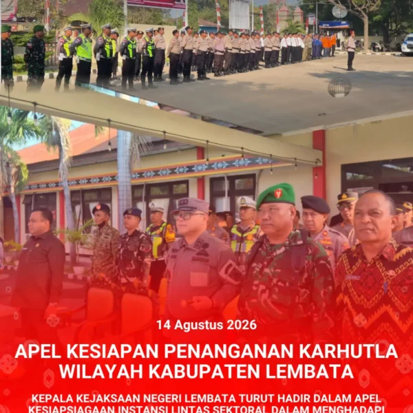 Apel Kesiapan Penanganan Karhutla Wilayah Kabupaten Lembata