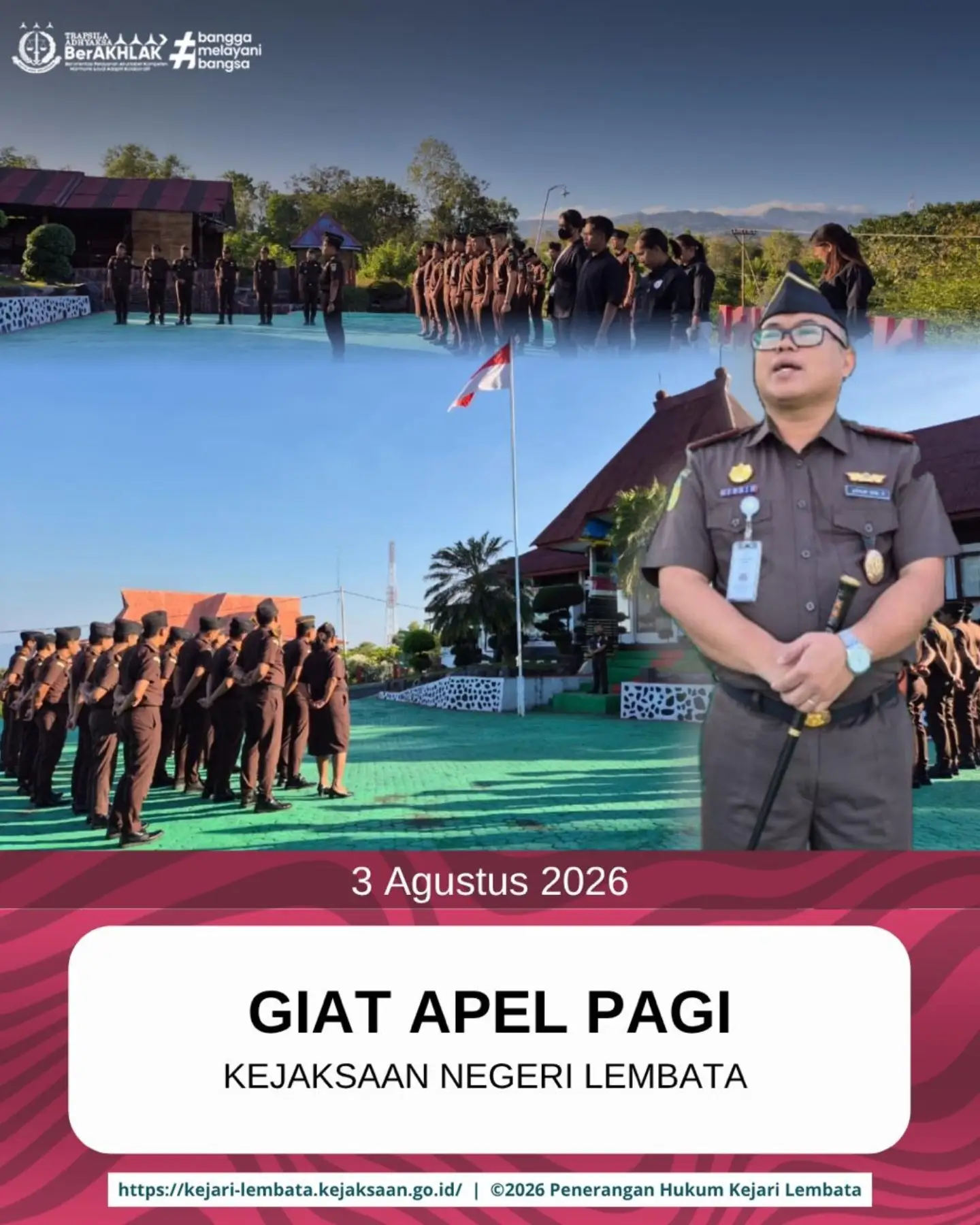 Kegiatan Apel Pagi Hari Senin 3 Agustus 2026