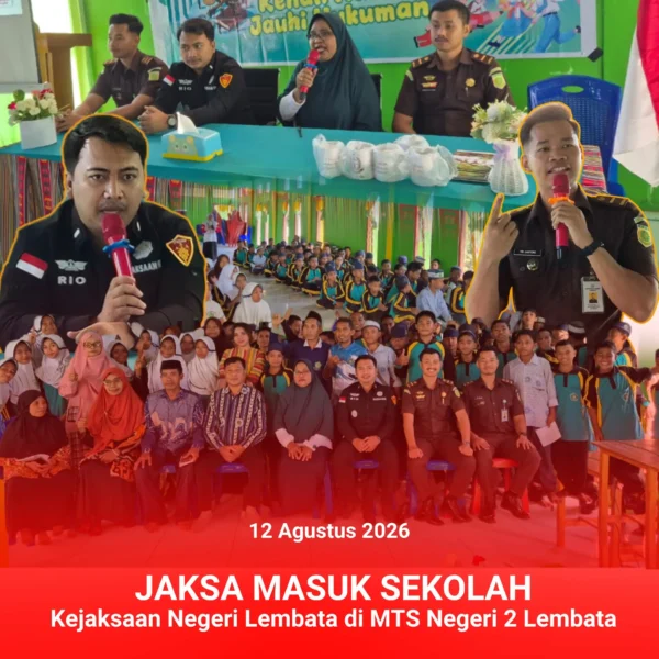 Kegiatan Jaksa Masuk Sekolah Kejaksaan Negeri Lembata Di MTS Negeri&hellip;