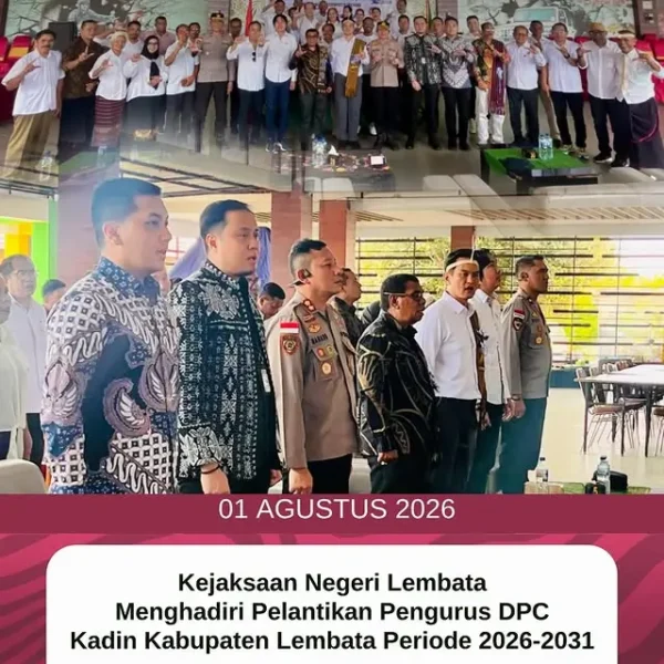 Kejaksaan Negeri Lembata Menghadiri Pelantikan Pengurus DPC Kadin Kebupaten lembata&hellip;