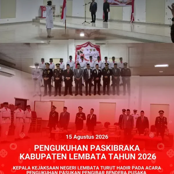 Pengukuhan Paskibra Kabupaten Lembata Tahun 2026