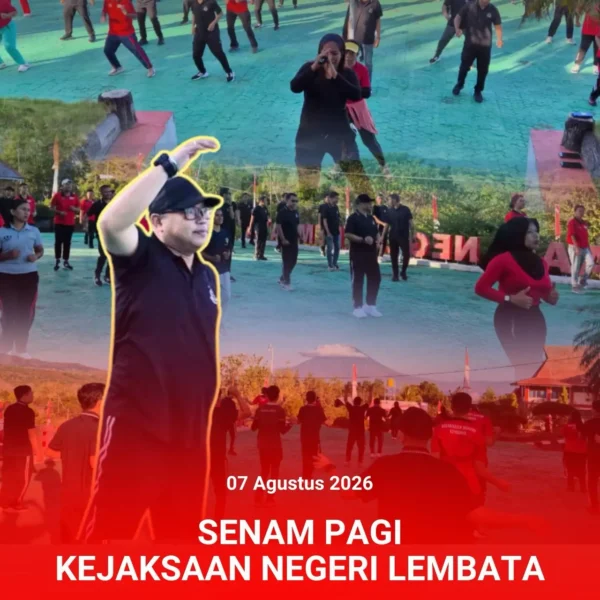 Kejaksaan Negeri Lembata Melaksanakan Kegiatan Senam Pagi Hari Jumat, 7&hellip;