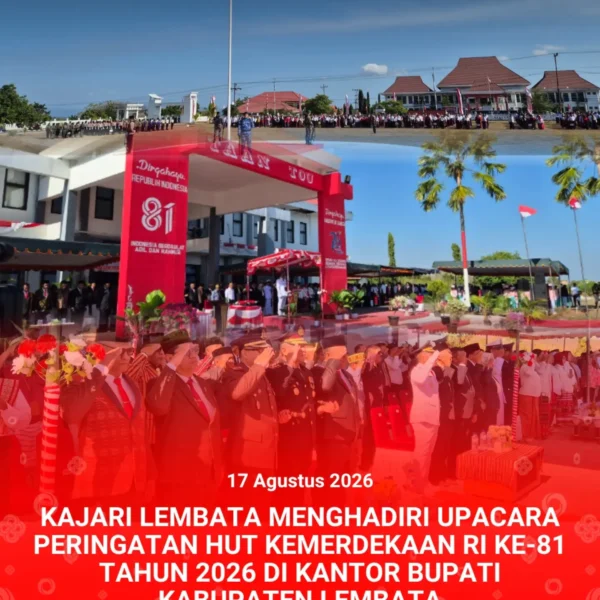 Kepala Kejaksaan Negeri Lembata Menghadiri Upacara Peringatan HUT Kemerdekaan RI&hellip;