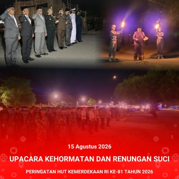 Upacara Kehormatan Dan Renungan Suci Peringatan HUT Kemerdekaan RI Ke-81&hellip;
