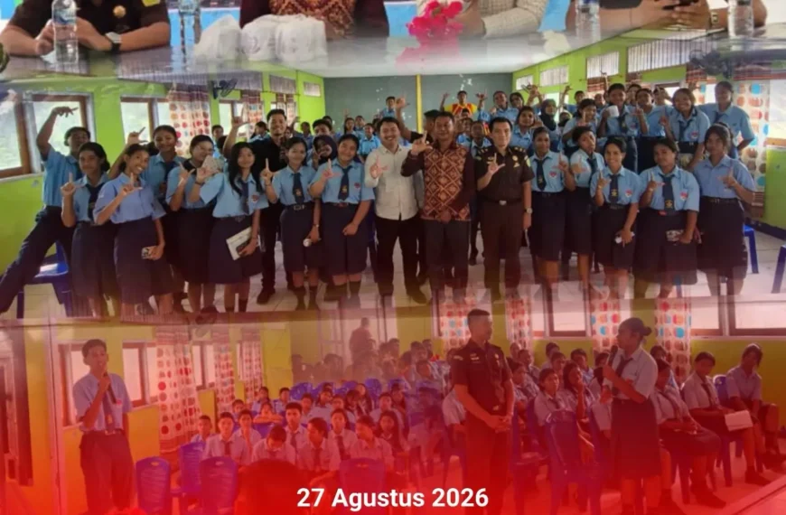 Kegiatan Jaksa Masuk Sekolah Kejaksaan Negeri Lembata Di SMA Negeri 2 Nubatukan