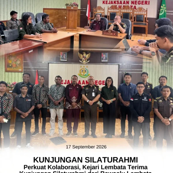 Perkuat Kolaborasi, Kejari Lembata Terima Kunjungan Silaturahmi Dari Bawaslu Lembata