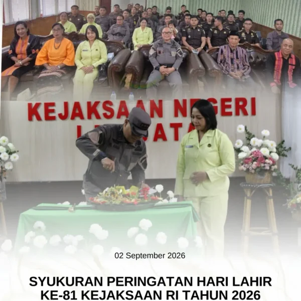 Syukuran Peringatan Hari Lahir Ke-81 Kejaksaan Ri Tahun 2026
